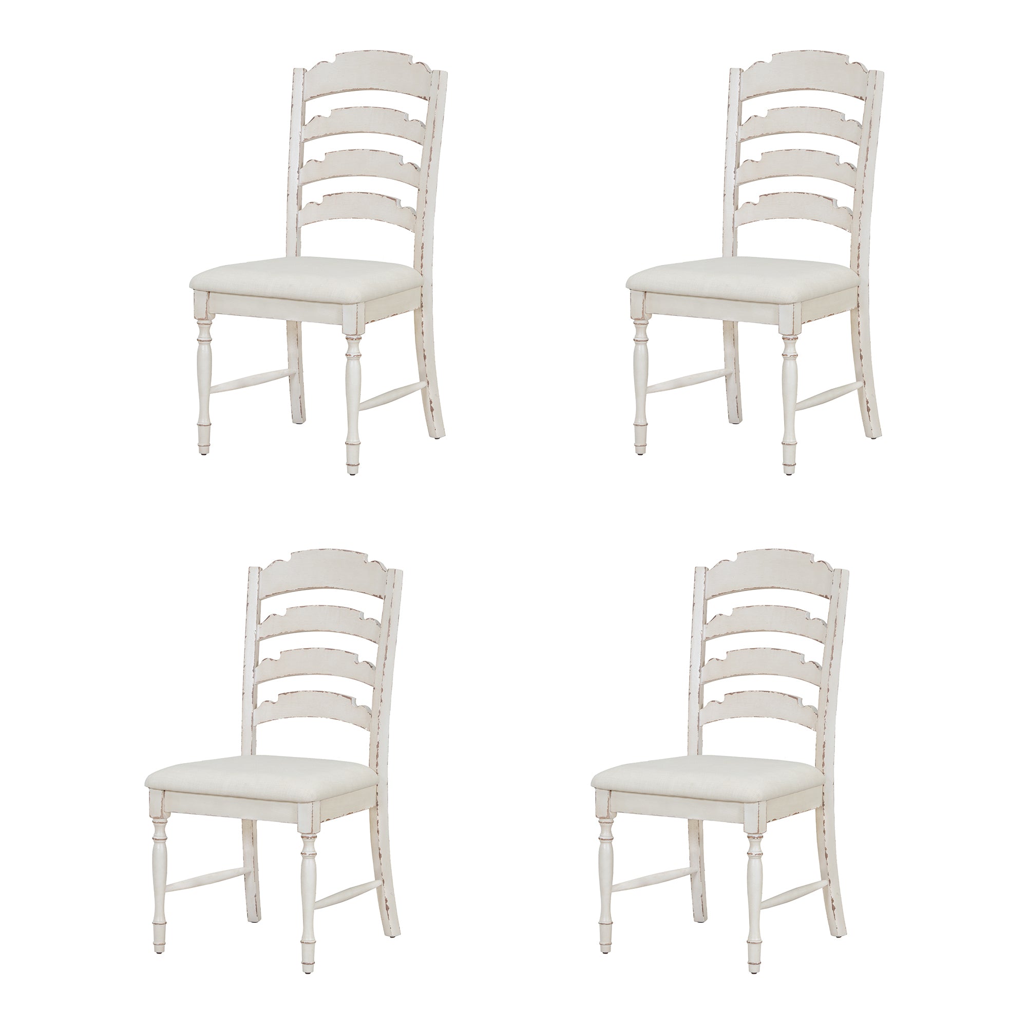 9-Pc. Extendable Dining Set, Brown/Cream