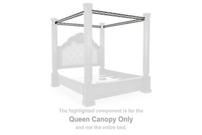 Maylee - Dark Brown - Queen Canopy