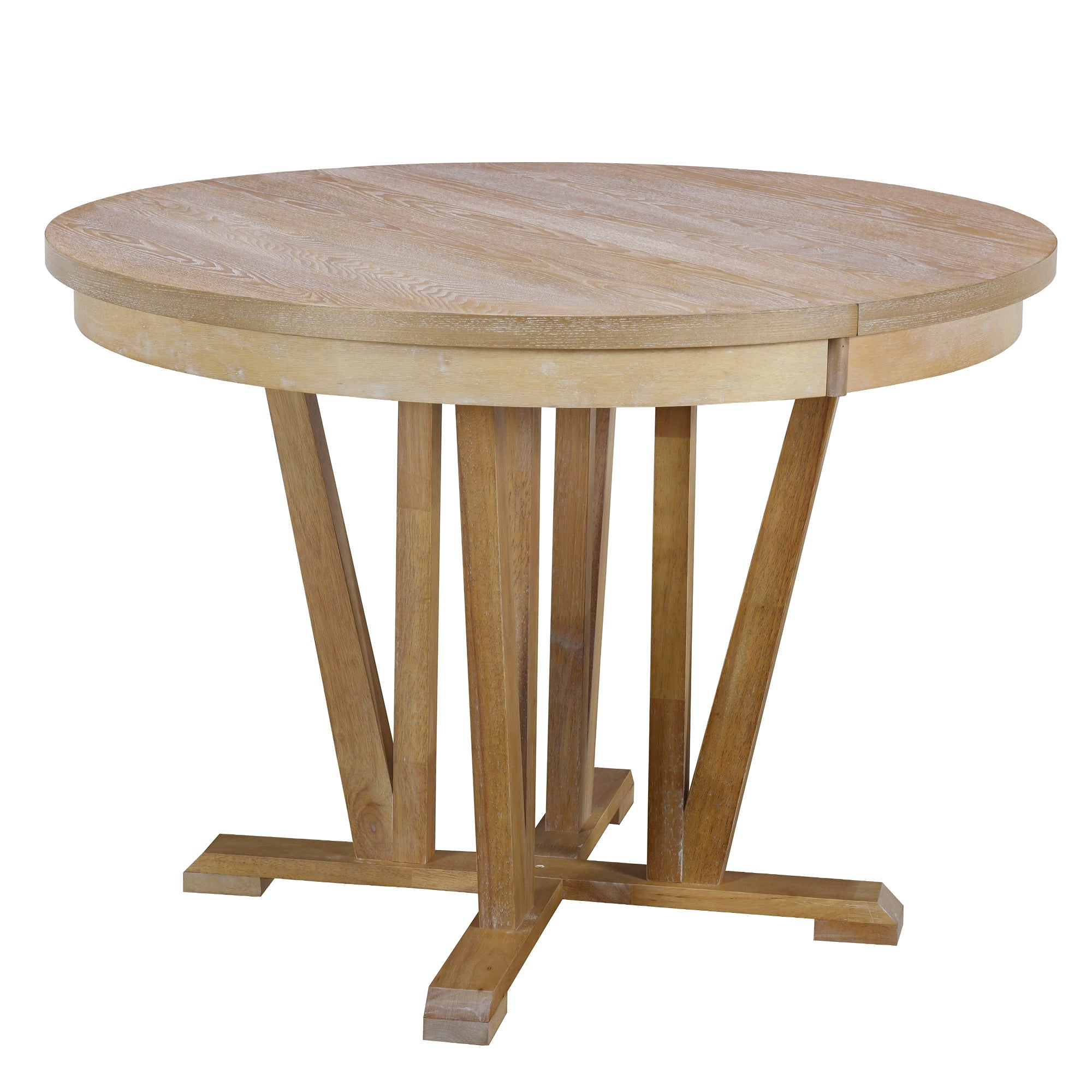 Rustic 5-Piece Round Dining Set