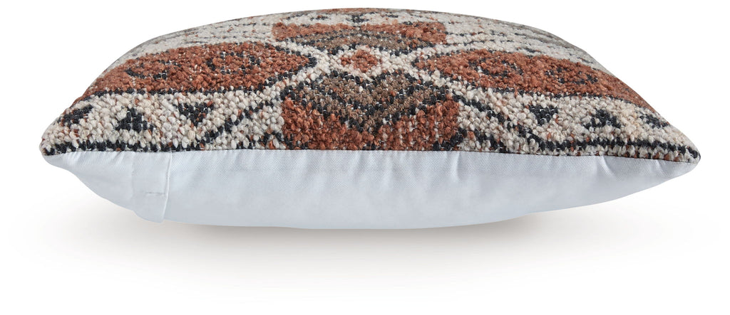 Kierenworth - Pillow (Set of 4) - Sienna / Ivory / Black