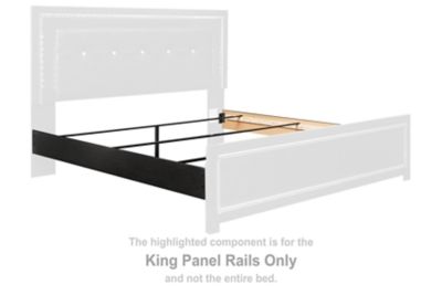 Kaydell - Black - King Panel Rails