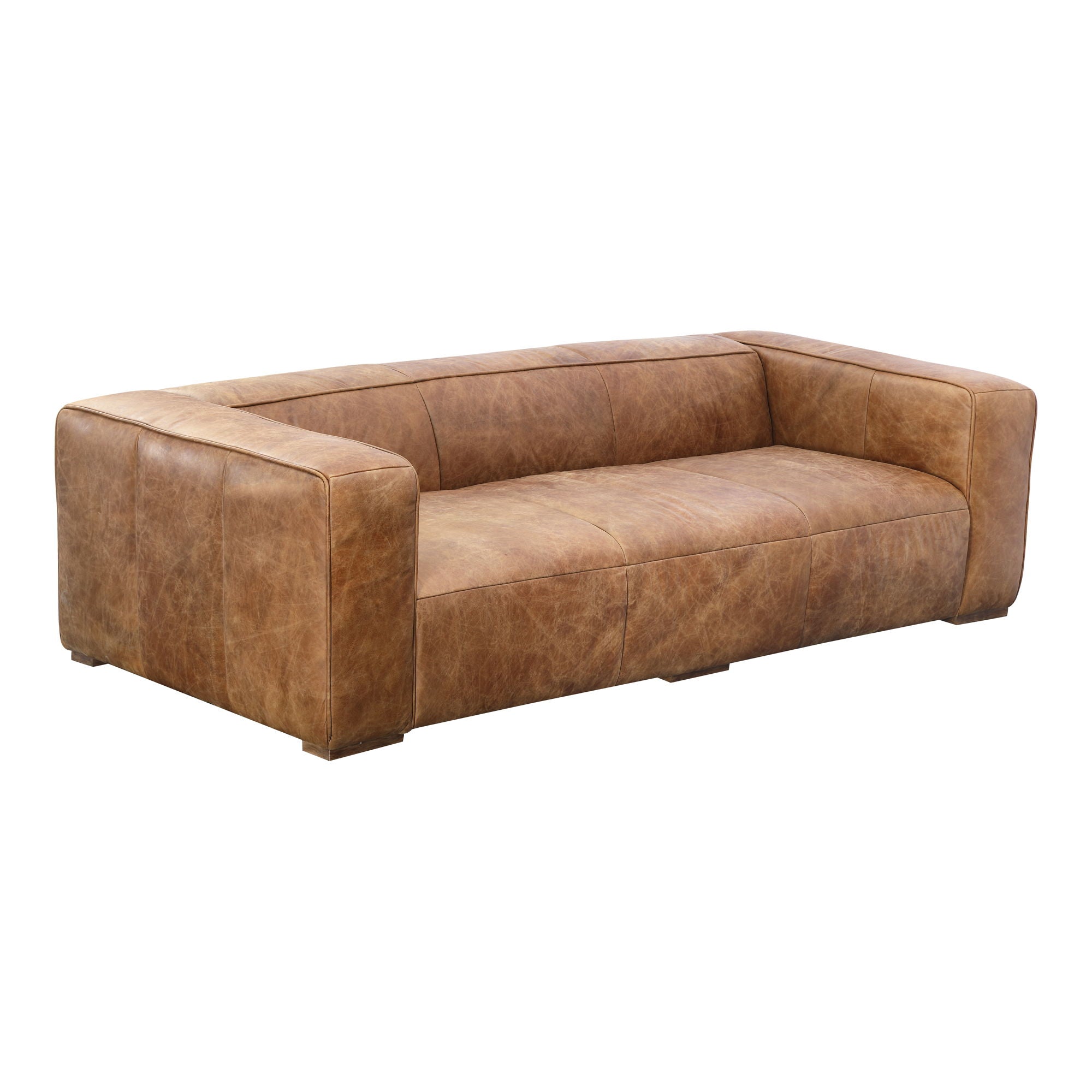 Bolton Sofa - Cappuccino Brown Top-Grain Leather - Comfortable and Stylish Living Room Furniture