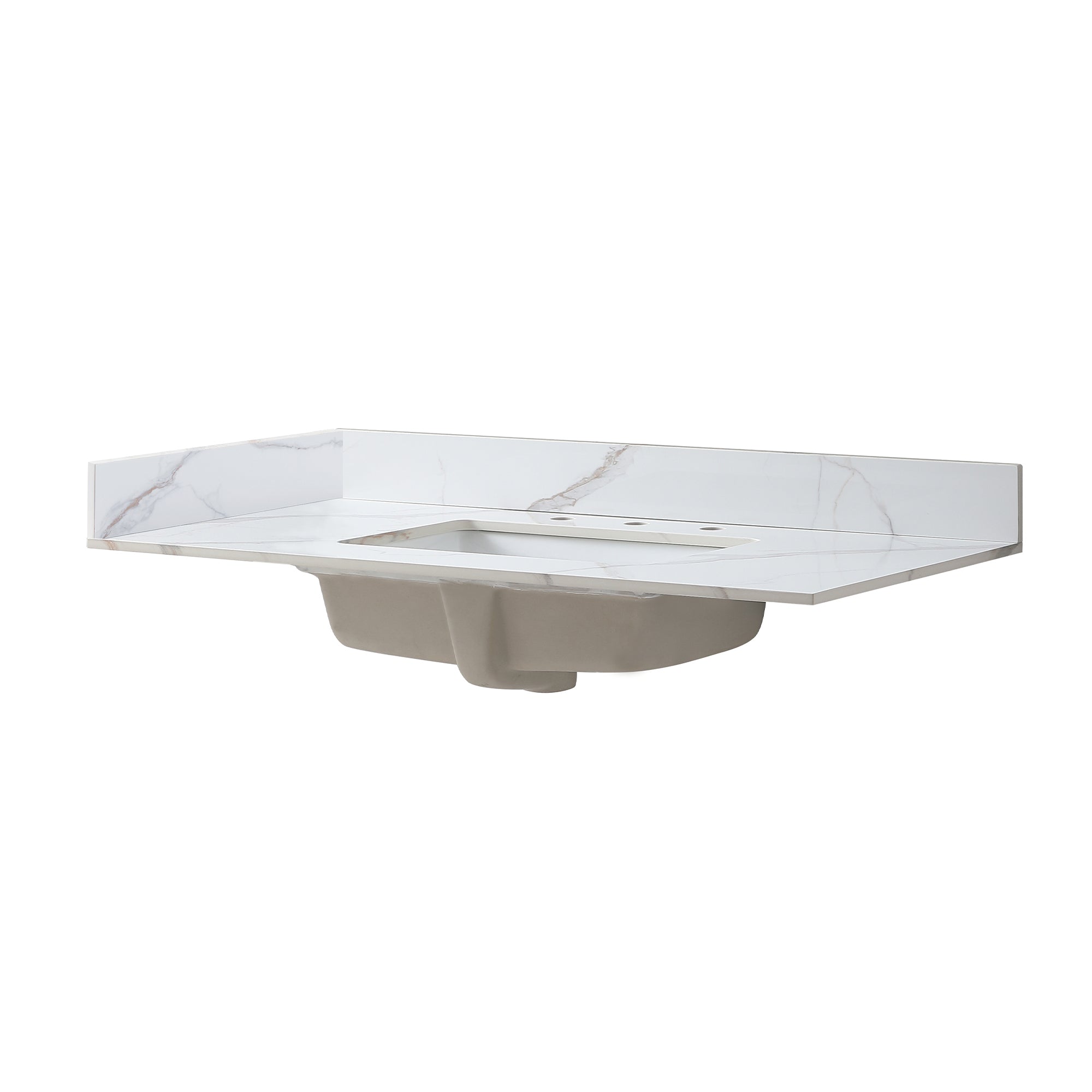 Carrara Gold Vanity Top w/ Side Splash