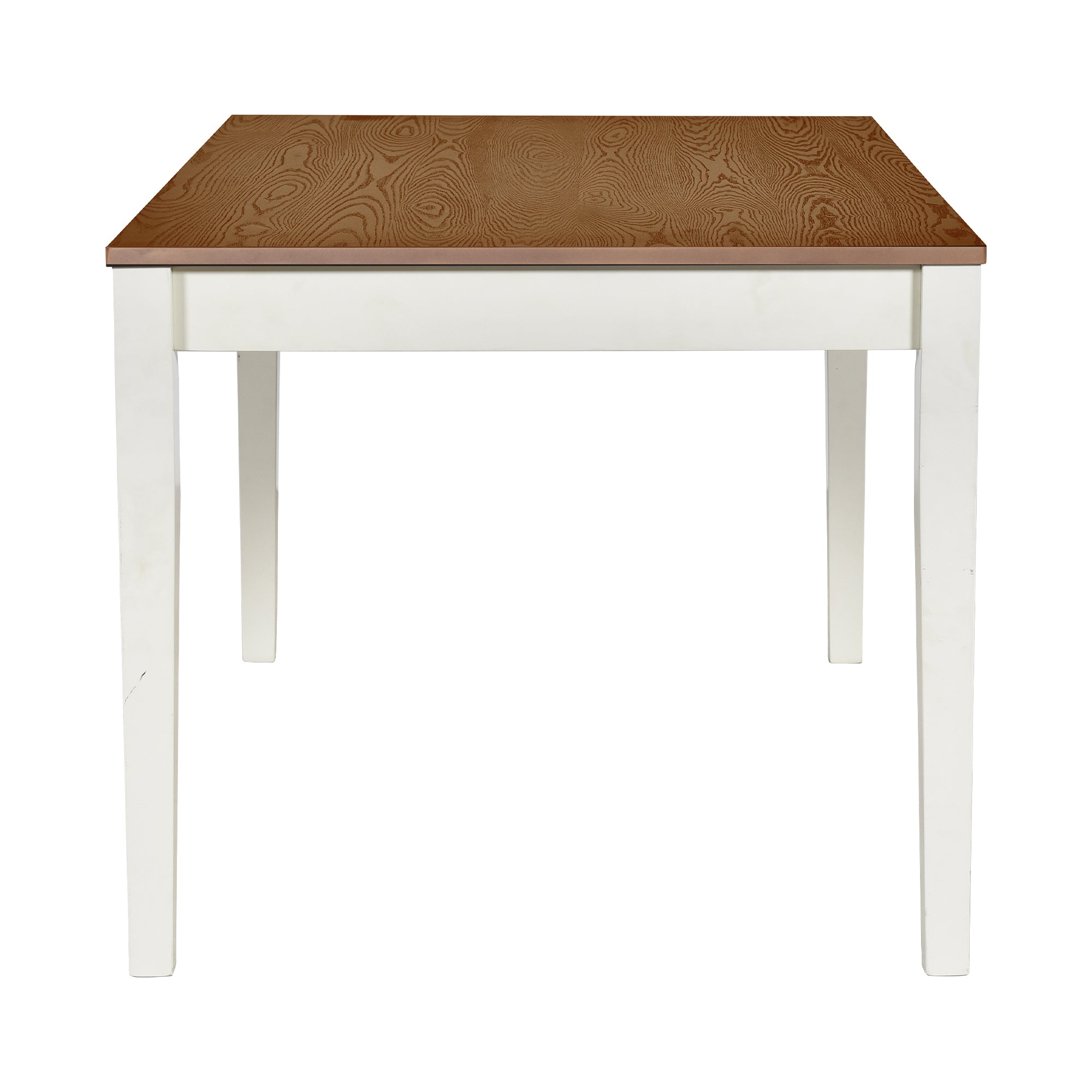 Mid-Century 6-Pc Dining Set w/ Bench - Butter Milk