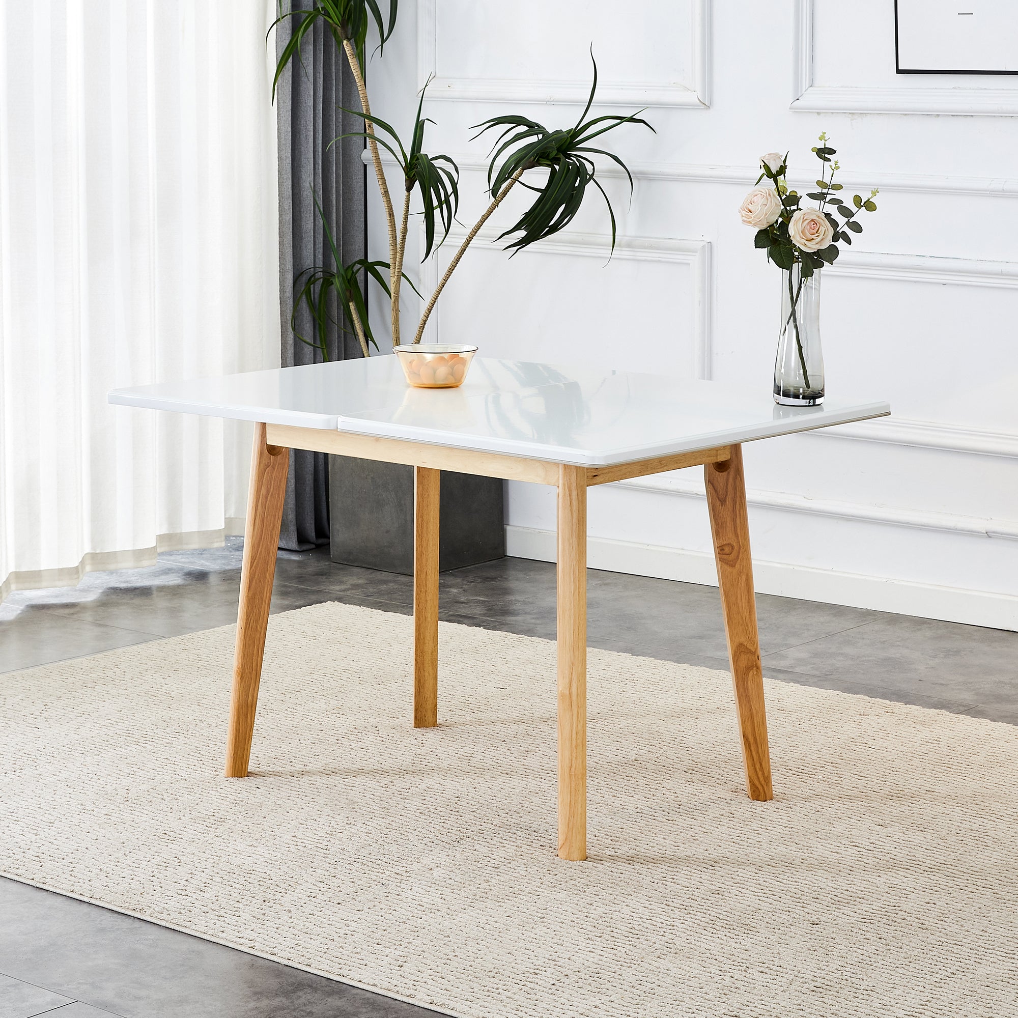 Foldable Sintered Stone Tabletop Computer Desk
