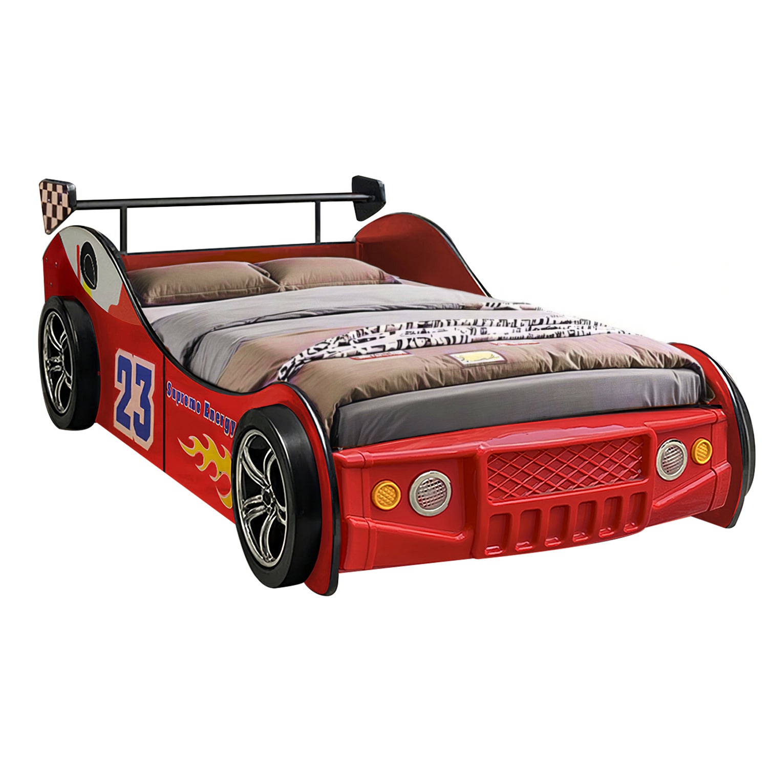 Kids' Supreme Energy Racing Car Bed - Ultimate Racecar Experience