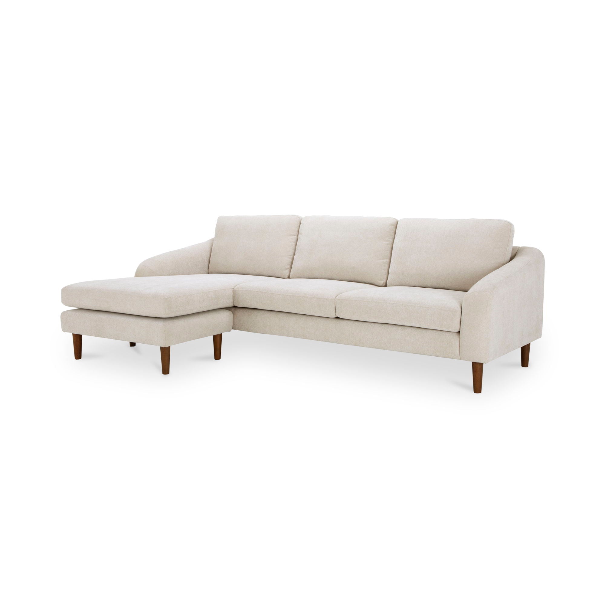 Quinn - Sectional - Oatmeal-Stationary Sectionals-American Furniture Outlet