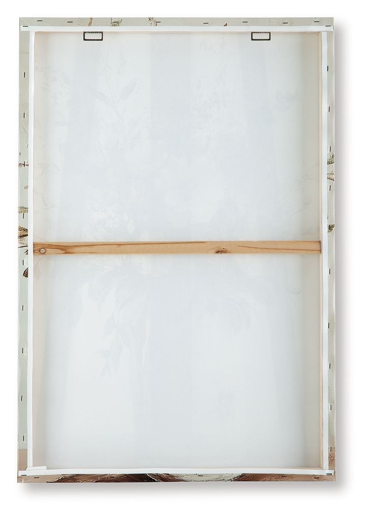 Set of 2 wall art canvas frames with hanging hardware and blank backing