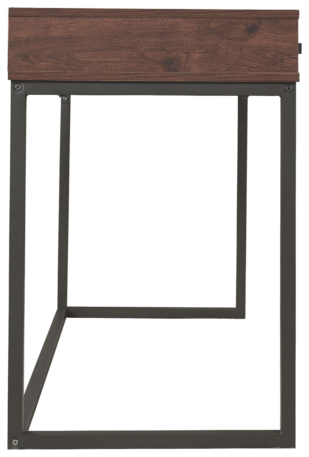 Horatio - Warm Brown / Gunmetal - Home Office Small Desk