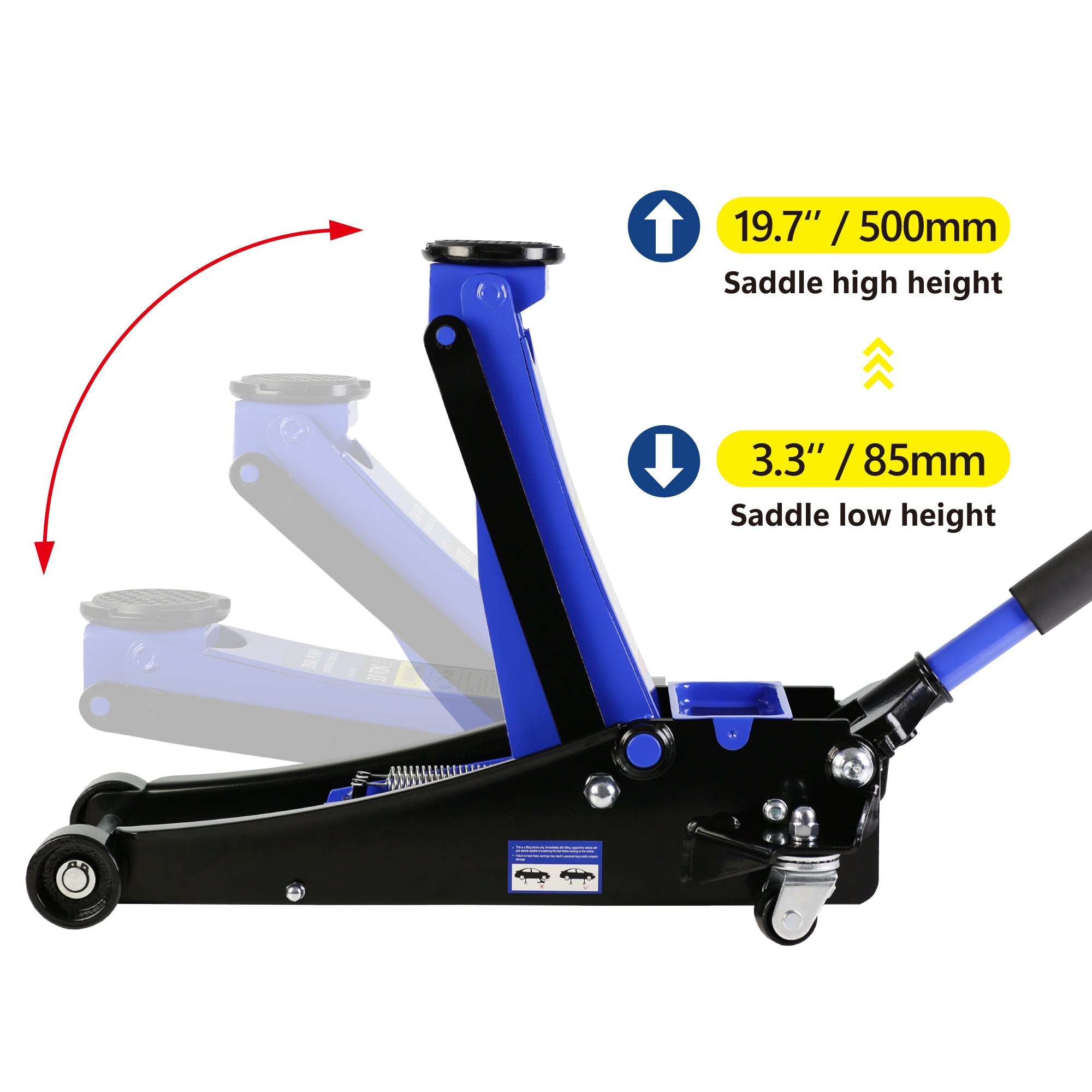 3t Low Profile Jack - Ultra Low Floor Jack-American Furniture Outlet