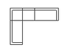 4-Piece Sectional with Right-Arm Facing Loveseat