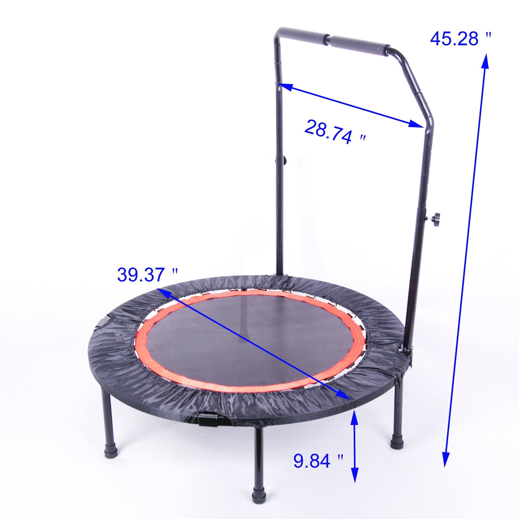 40" Mini Trampoline for Adults & Kids - Max 300lbs-American Furniture Outlet