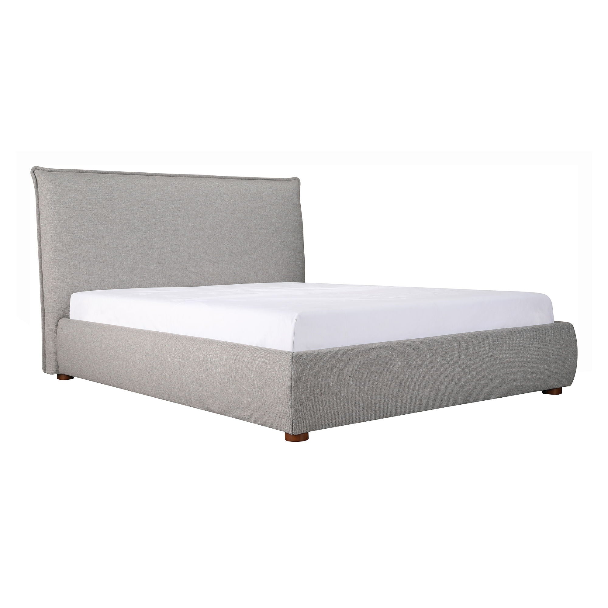 Luzon - King Bed - Greystone - Linen