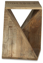 Zalemont - Accent Table - Distressed Brown