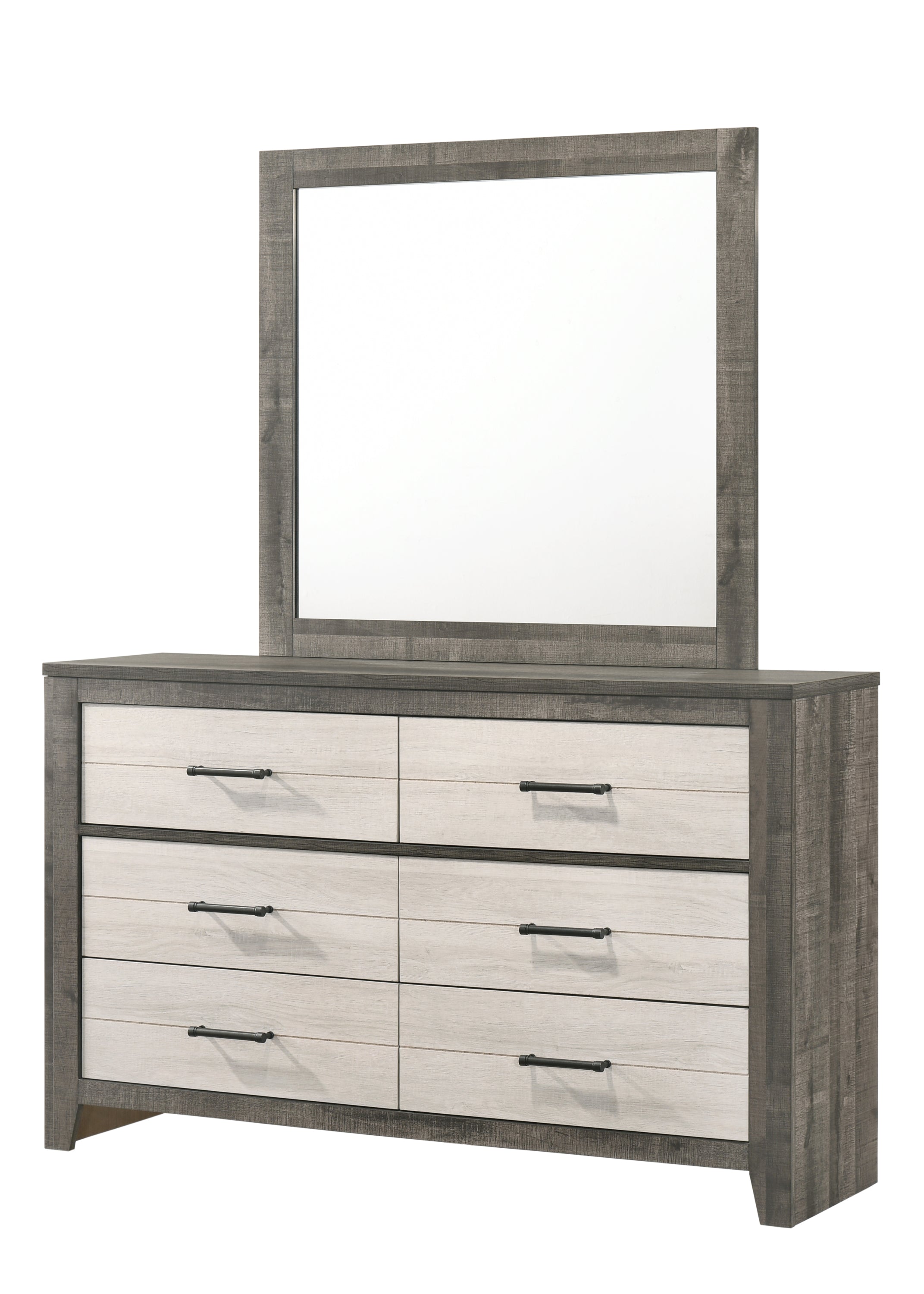 Rhett White Dresser - Modern Bedroom Storage Furniture
