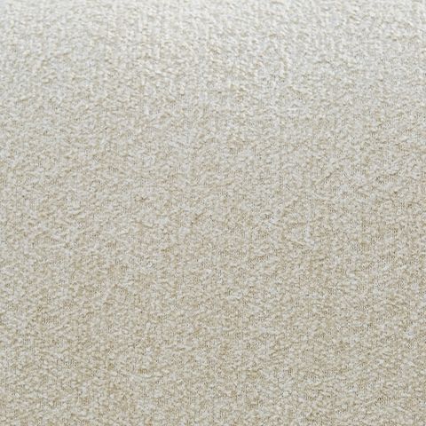 Beige textured cushion upholstery fabric, woven pattern detail