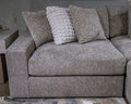 Nexora-Court - LAF Corner Chair - Burlap