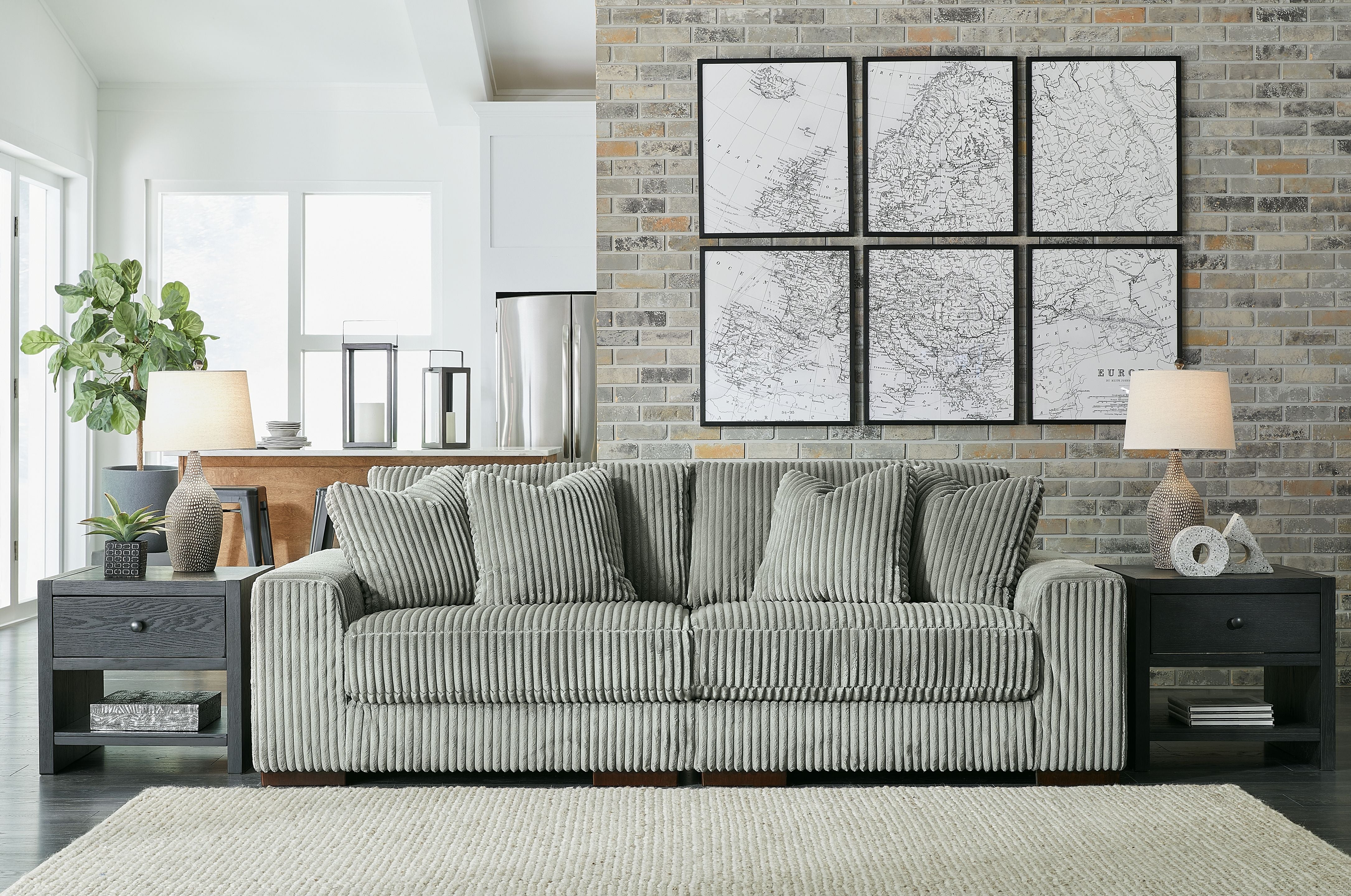 Lindyn - Sectional Sofa-Stationary Sectionals-American Furniture Outlet