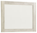 Bellaby - Bedroom Mirror - Wooden Frame - Whitewash