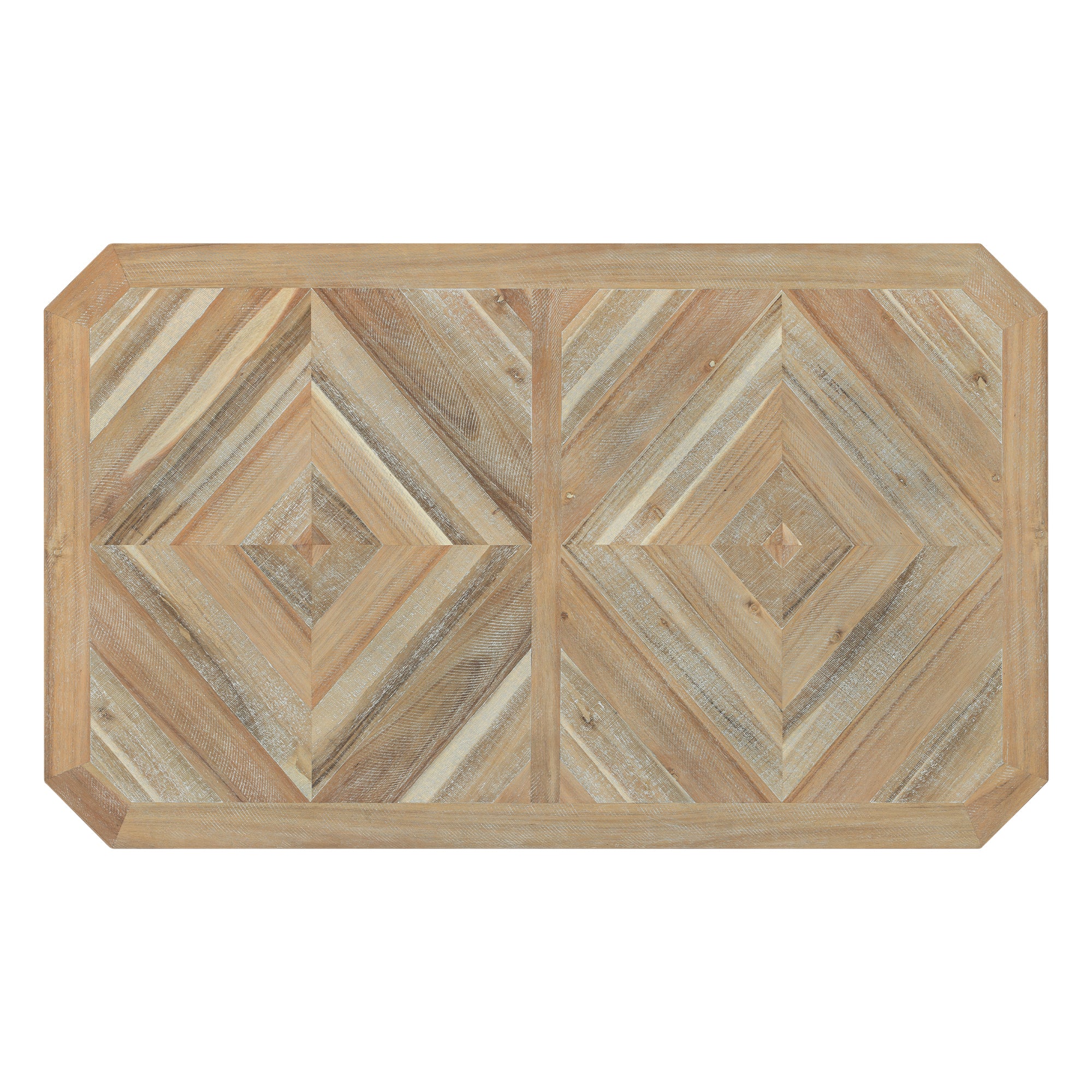 6-Piece Rubber Wood Dining Set