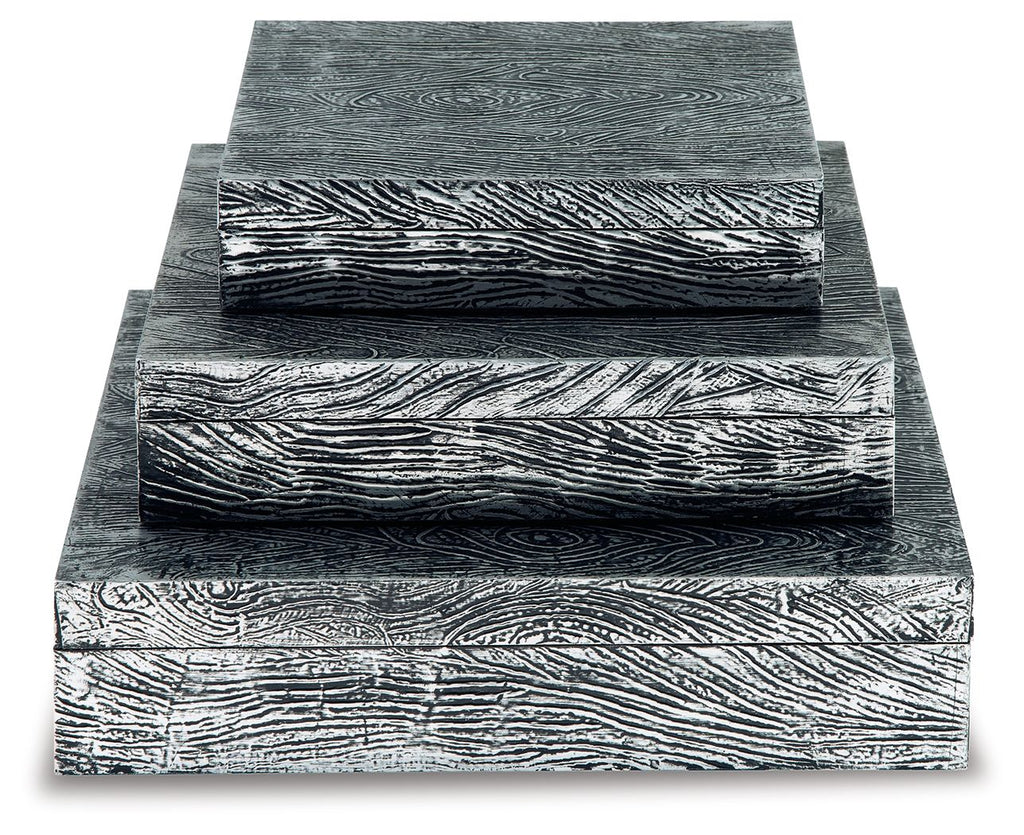 Keldy - Box Set (Set of 3) - Antique Pewter Finish