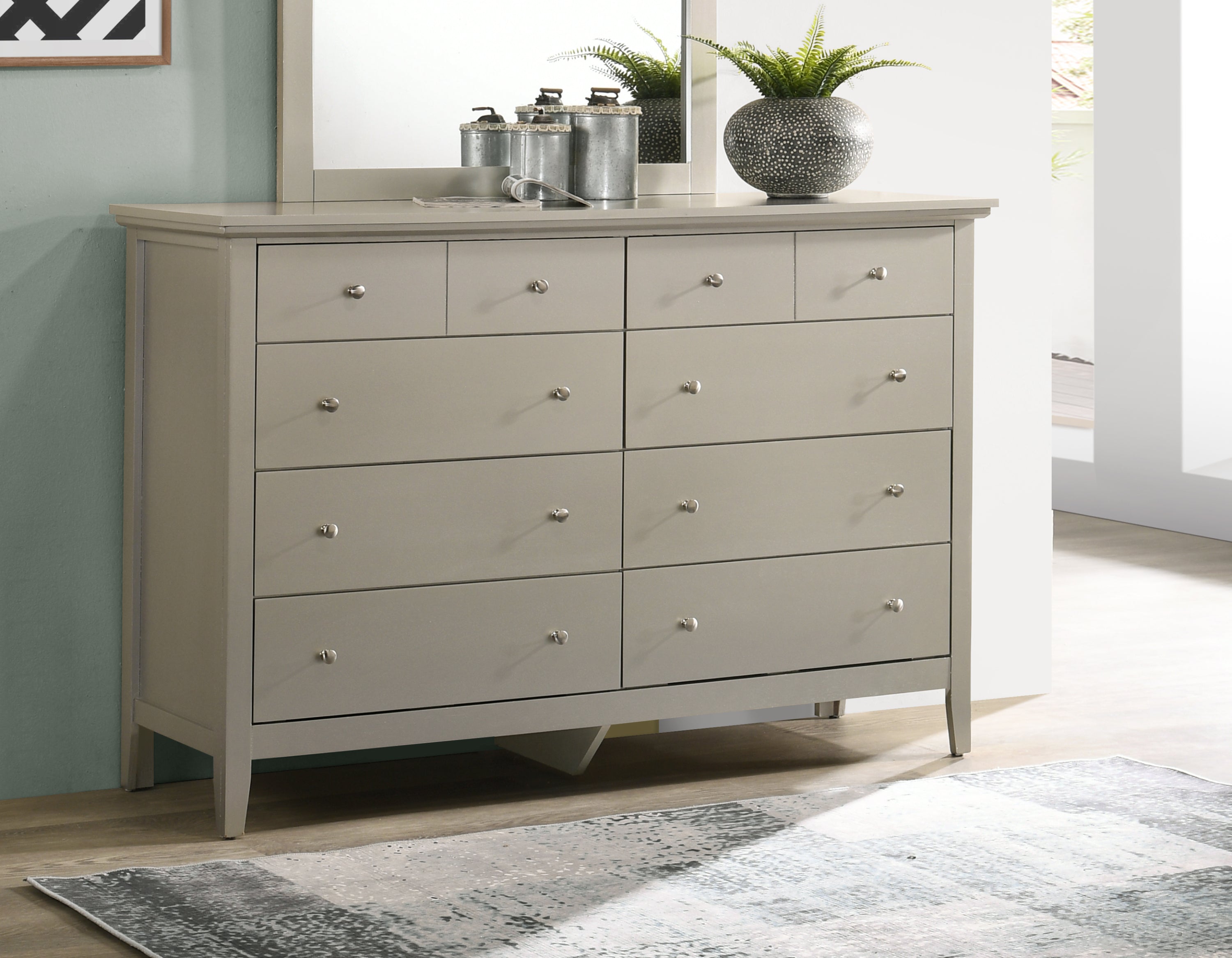 Hammond G5403-D Silver Champagne Dresser | Elegant Storage