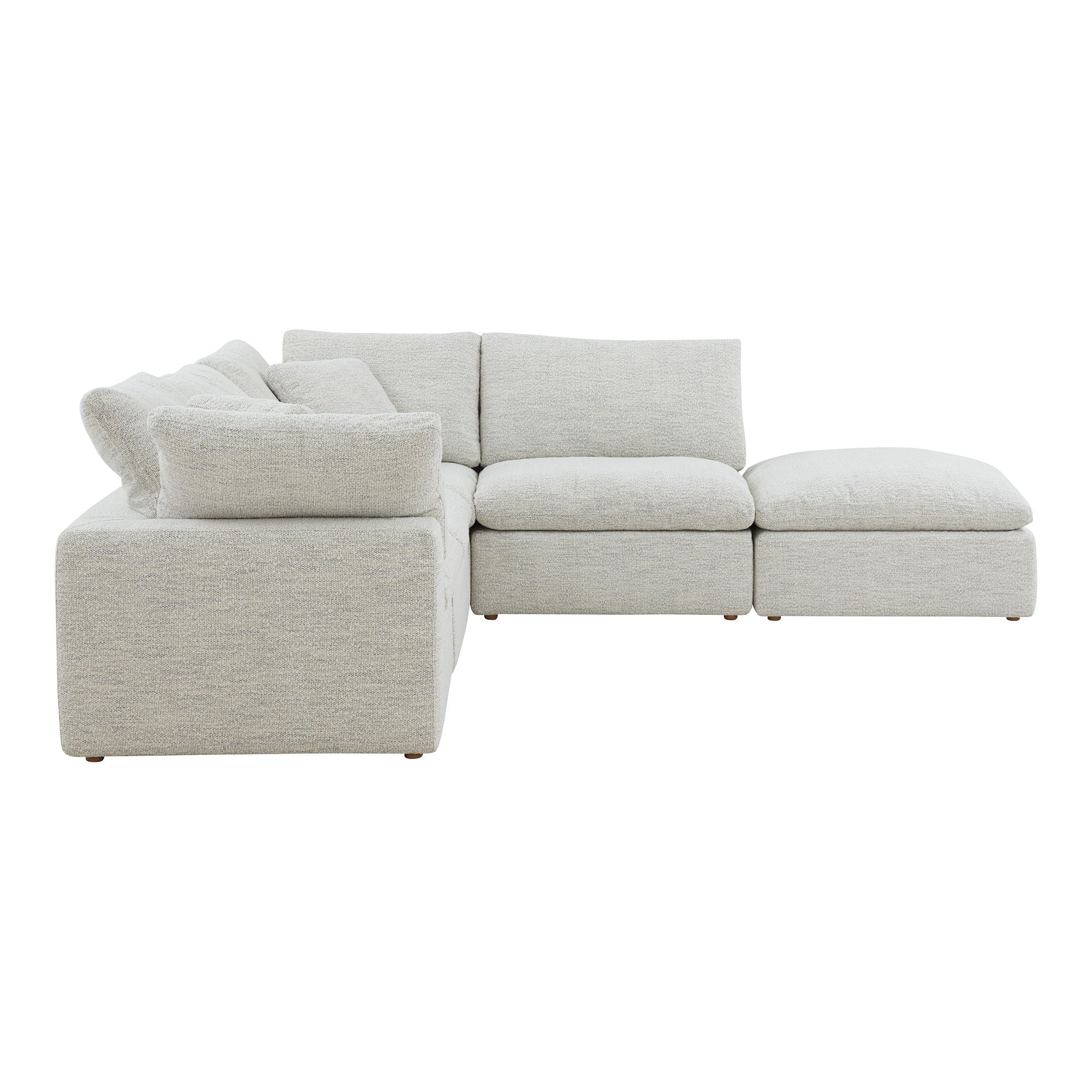 Terra Condo Modular Sectional - Beige - NeverFear™ Fabric