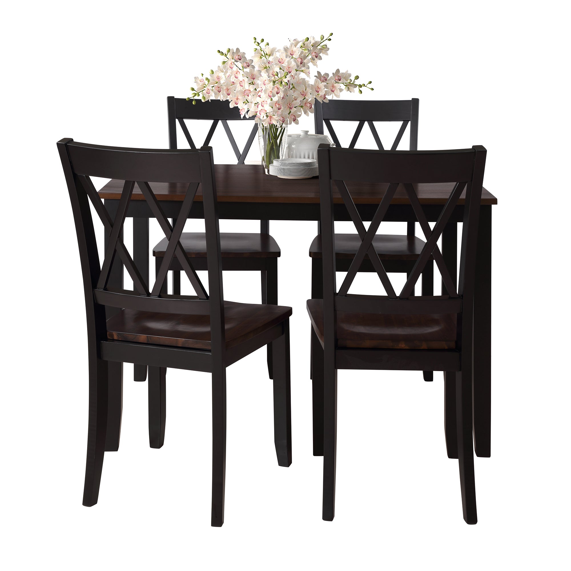 5-Piece Dining Set - Kitchen Table & Chairs