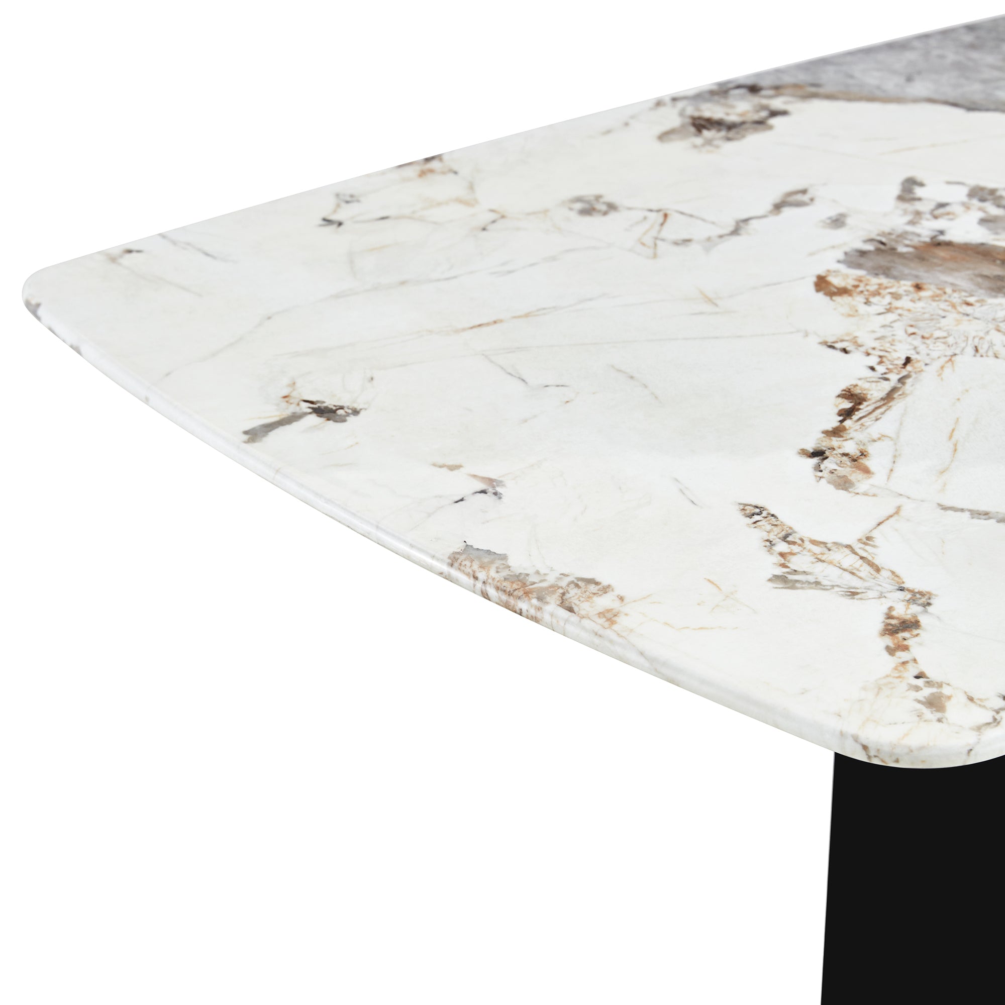 White Marble Dining Table Set for 6-8 | Modern Kitchen Table