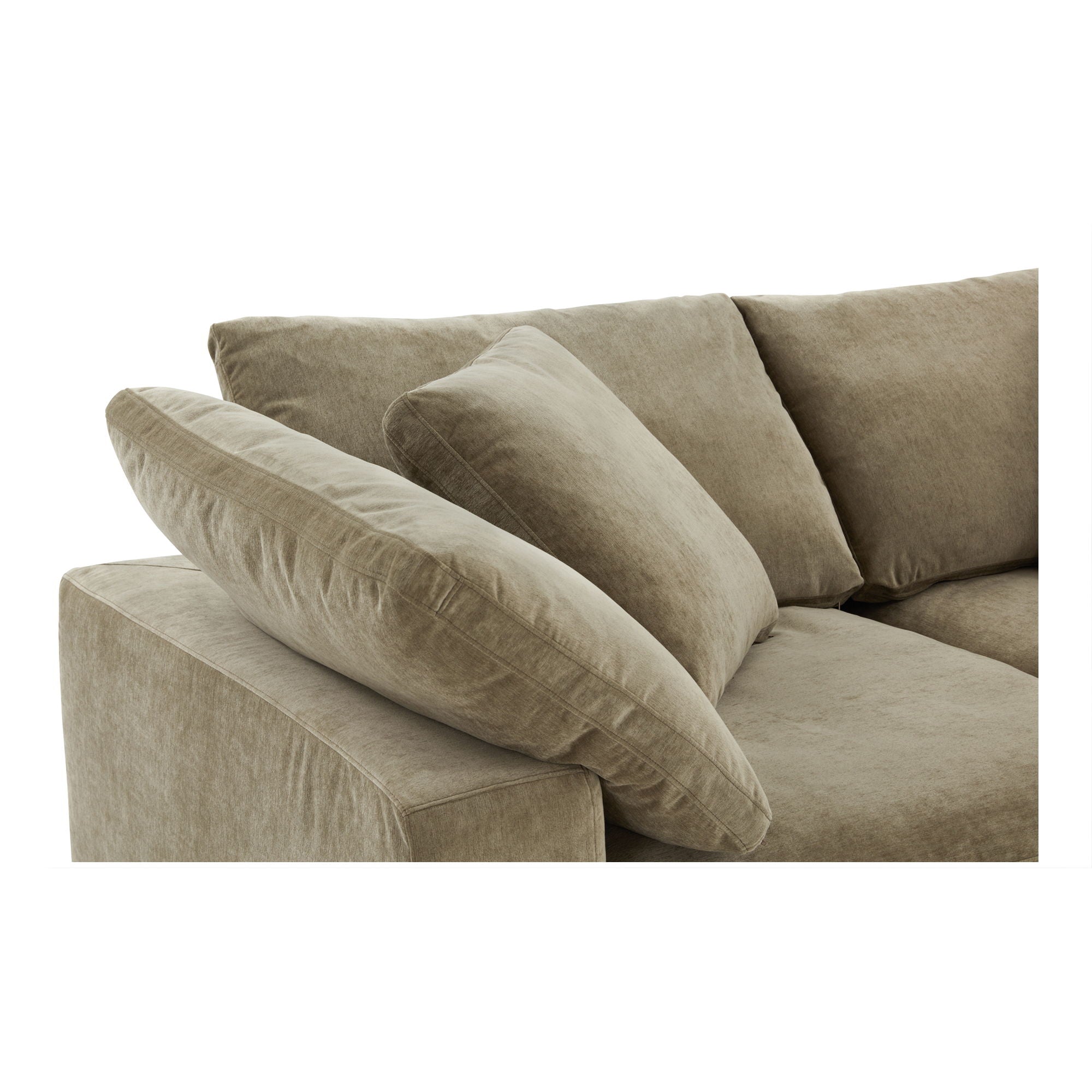 Clay Classic - L Modular Sectional Performance - Desert Sage-Stationary Sectionals-American Furniture Outlet