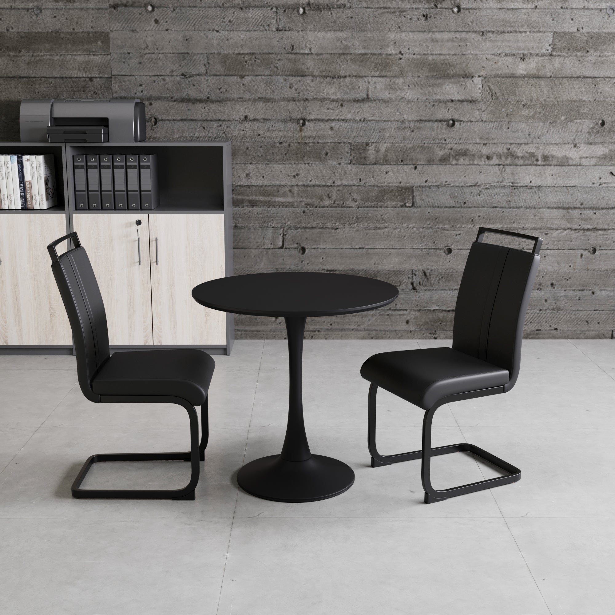 Round Tulip Dining Table Set for 2-4