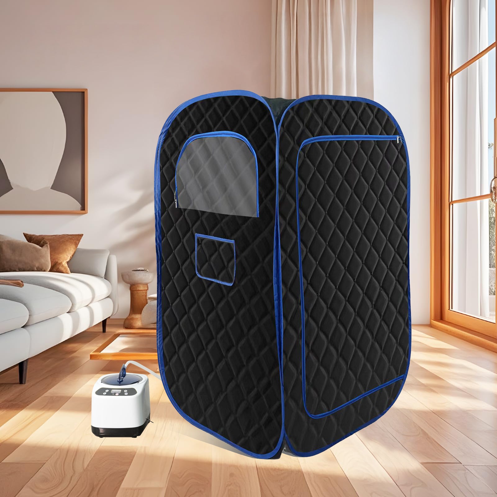Portable Steam Sauna - Home Spa Detox (Black)