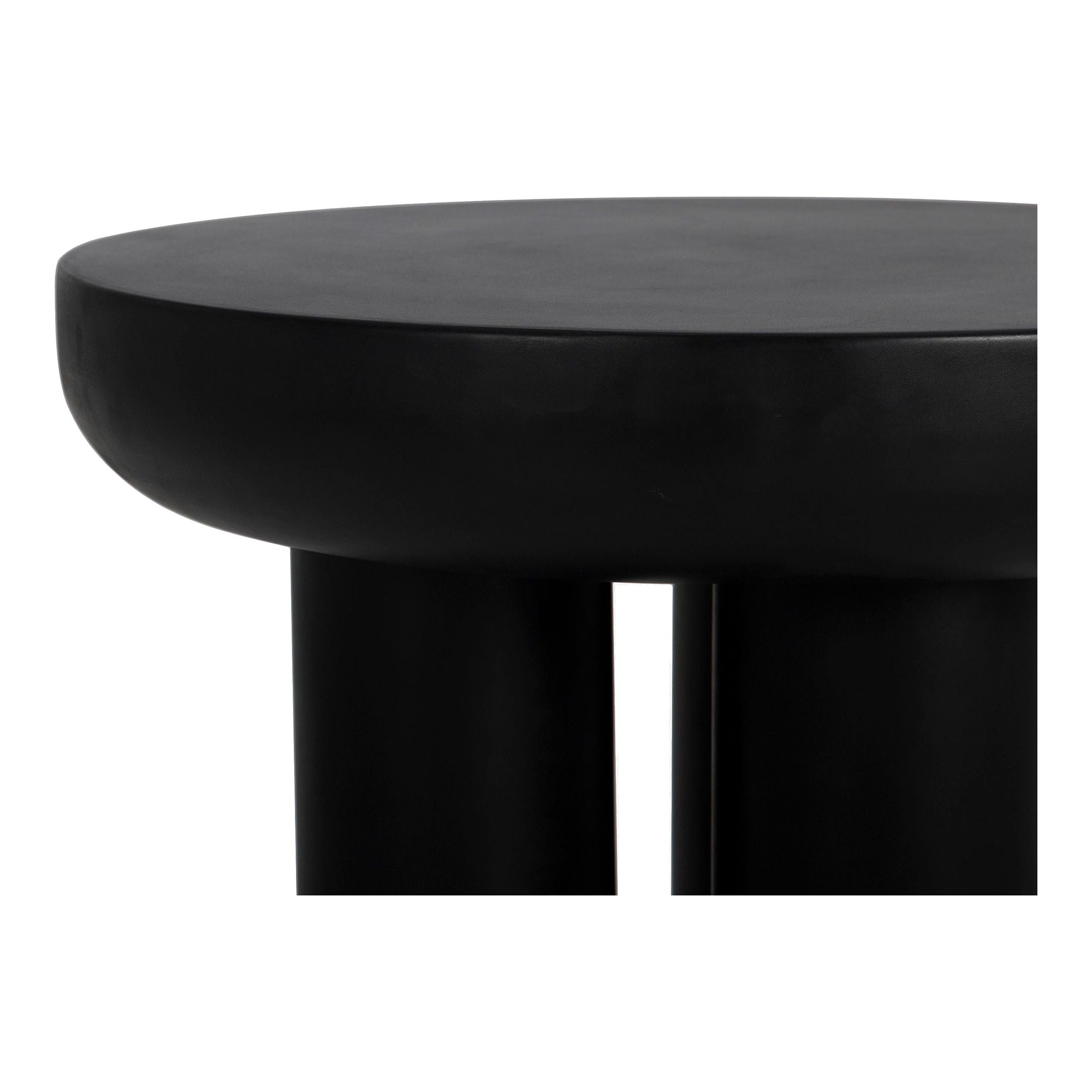 Rocca - Side Table - Black - Cement