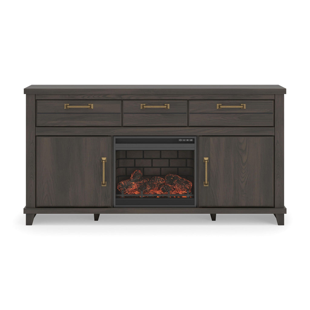 Brazen Valley - TV Stand With Fireplace Option
