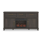 Brazen Valley - TV Stand With Fireplace Option