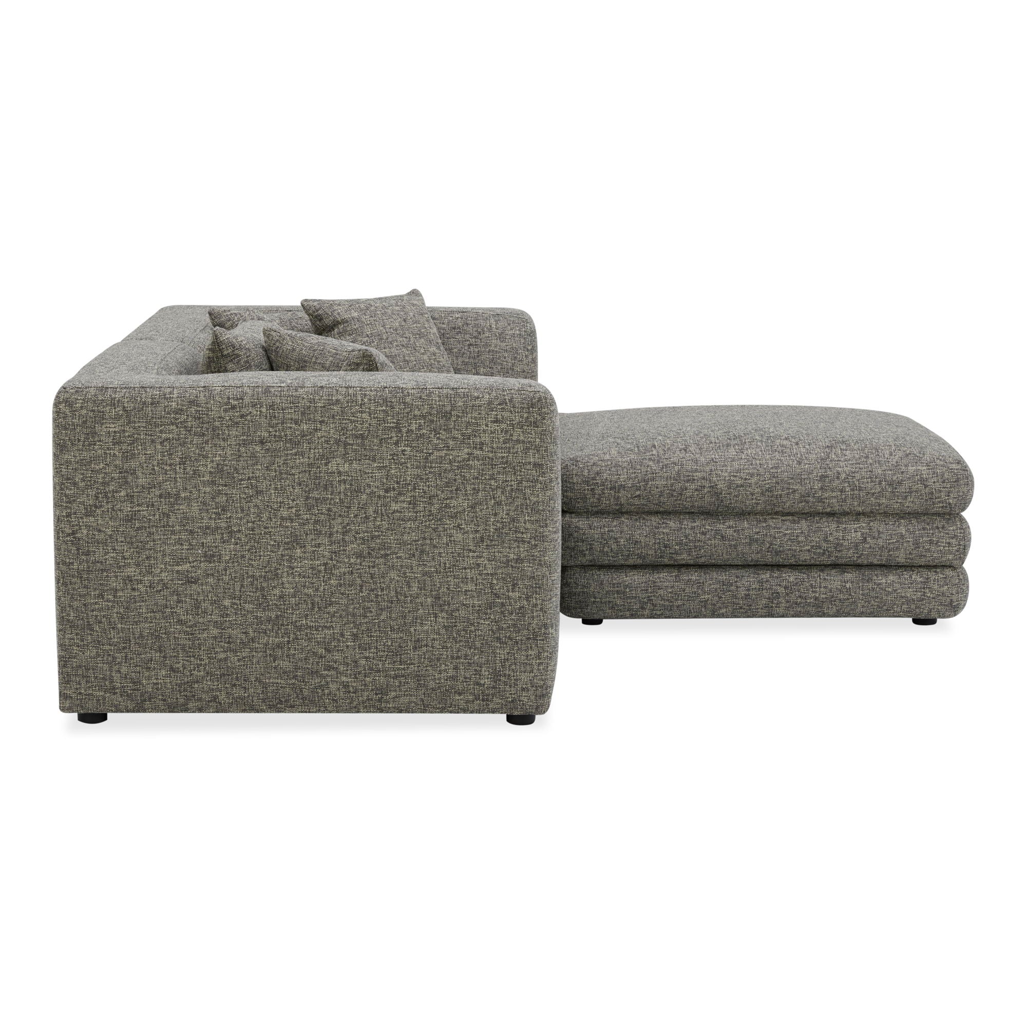 Lowtide - Nook Modular Sectional - Surie Shadow-Stationary Sectionals-American Furniture Outlet