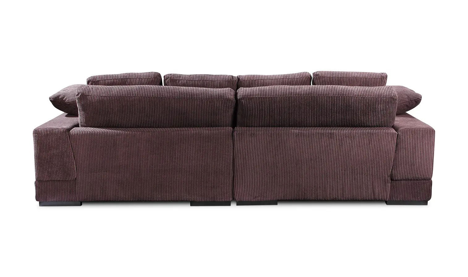Luxe Comfort: Brown Sectional Sofa - Plunge-Stationary Sectionals-American Furniture Outlet