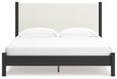 Cadmori - Upholstered Panel Bed