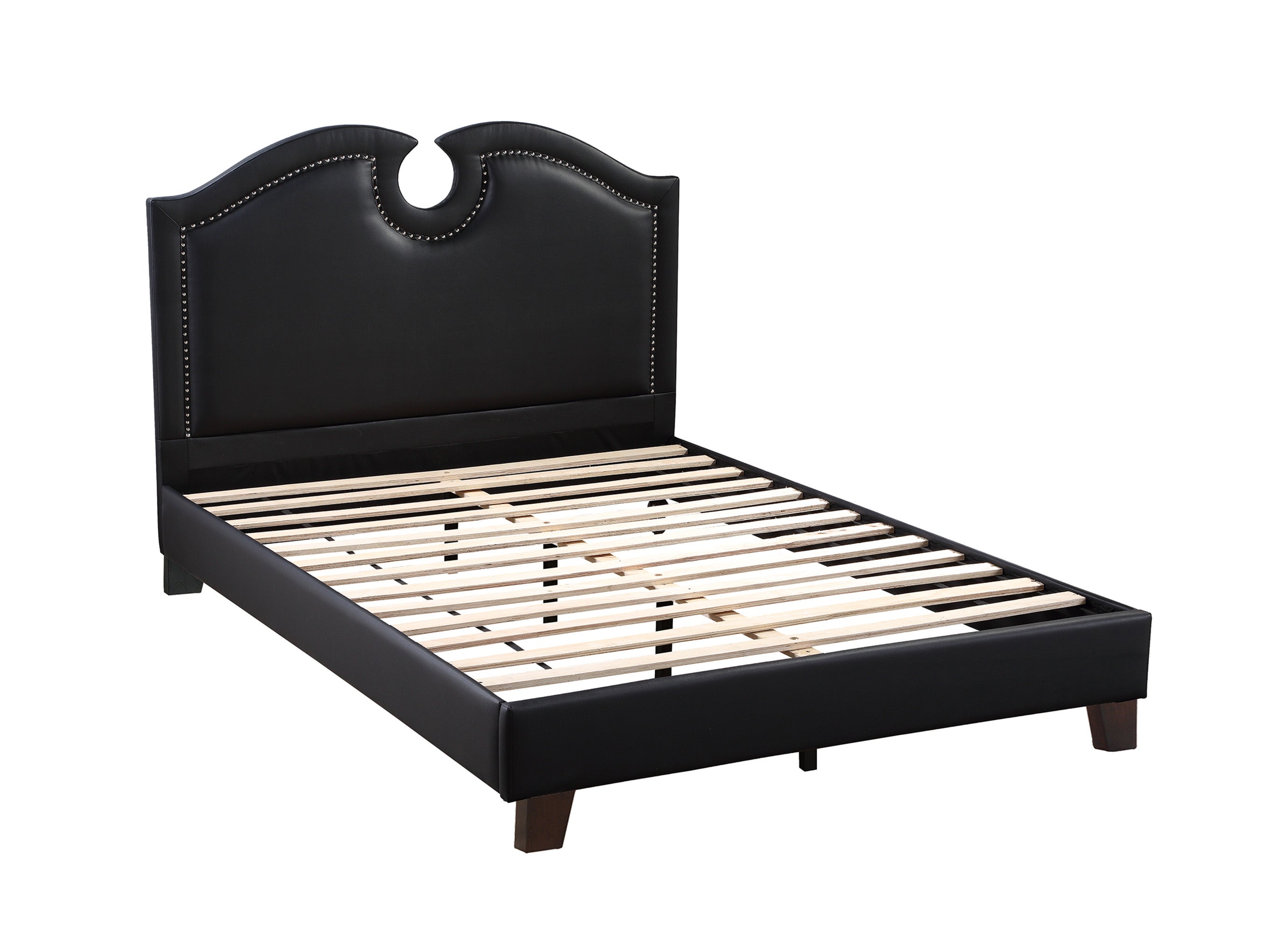 Elegant Black CAL-KING Bed Frame - California King Size Mattress Ready