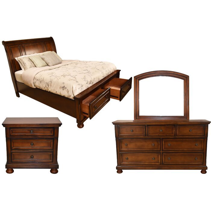 Baltimore Queen 5 Pc Storage Bedroom Set