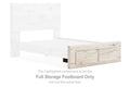 Lawroy - Full Storage Footboard - Light Natural