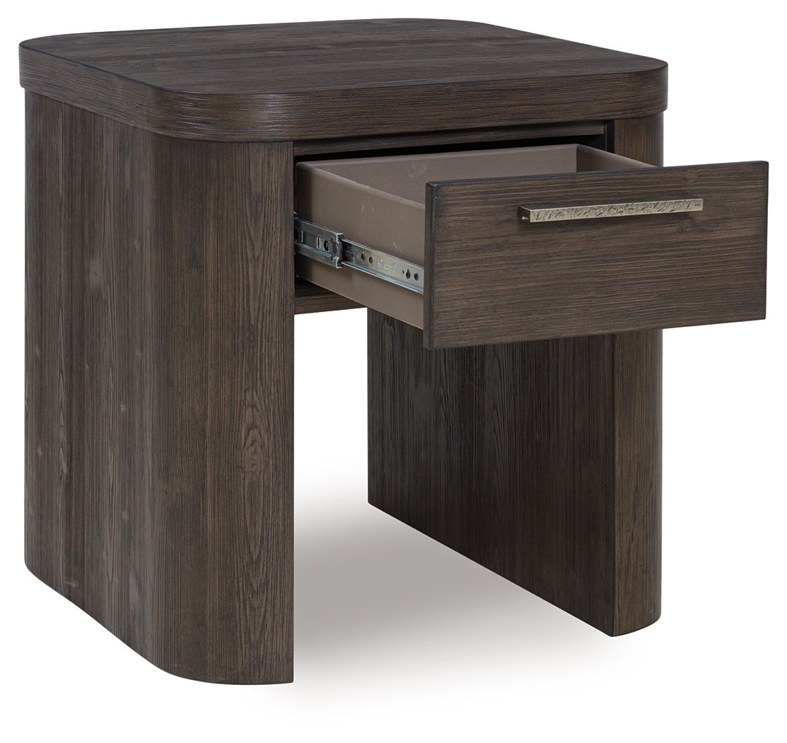 Neo - Rich Brown - Square End Table
