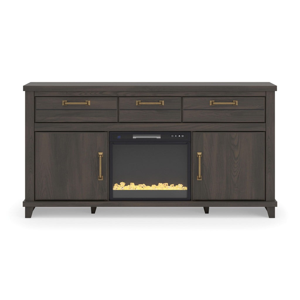 Brazen Valley - TV Stand With Fireplace Option