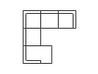 5 Pc. Left Arm Facing Corner Chaise