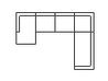 5 Pc. Left Arm Facing Corner Chaise Sectional