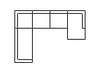 5 Pc. Right Arm Facing Corner Chaise Sectional