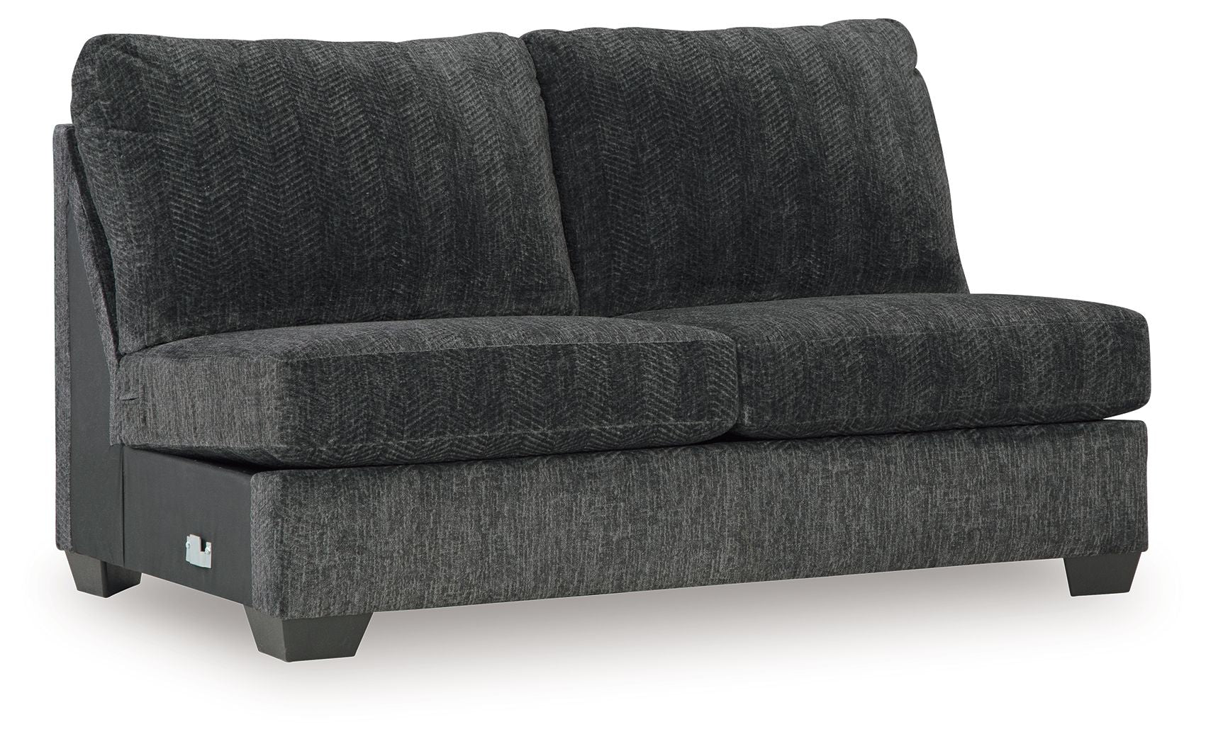 Hollyview - Shadow - Armless Loveseat