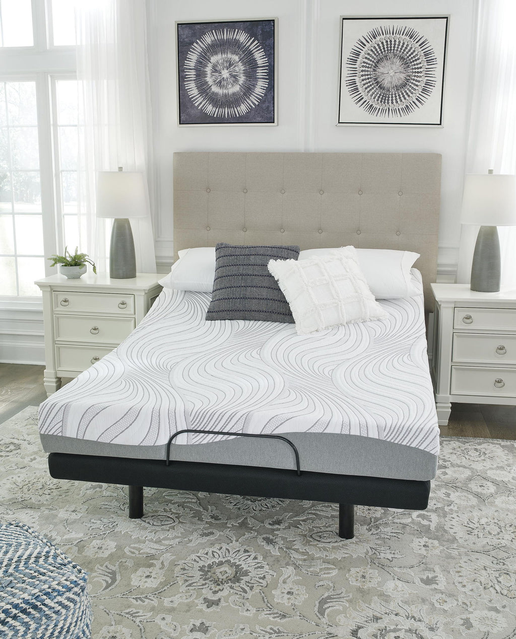 8 Inch Memory Foam - California King Mattress - White