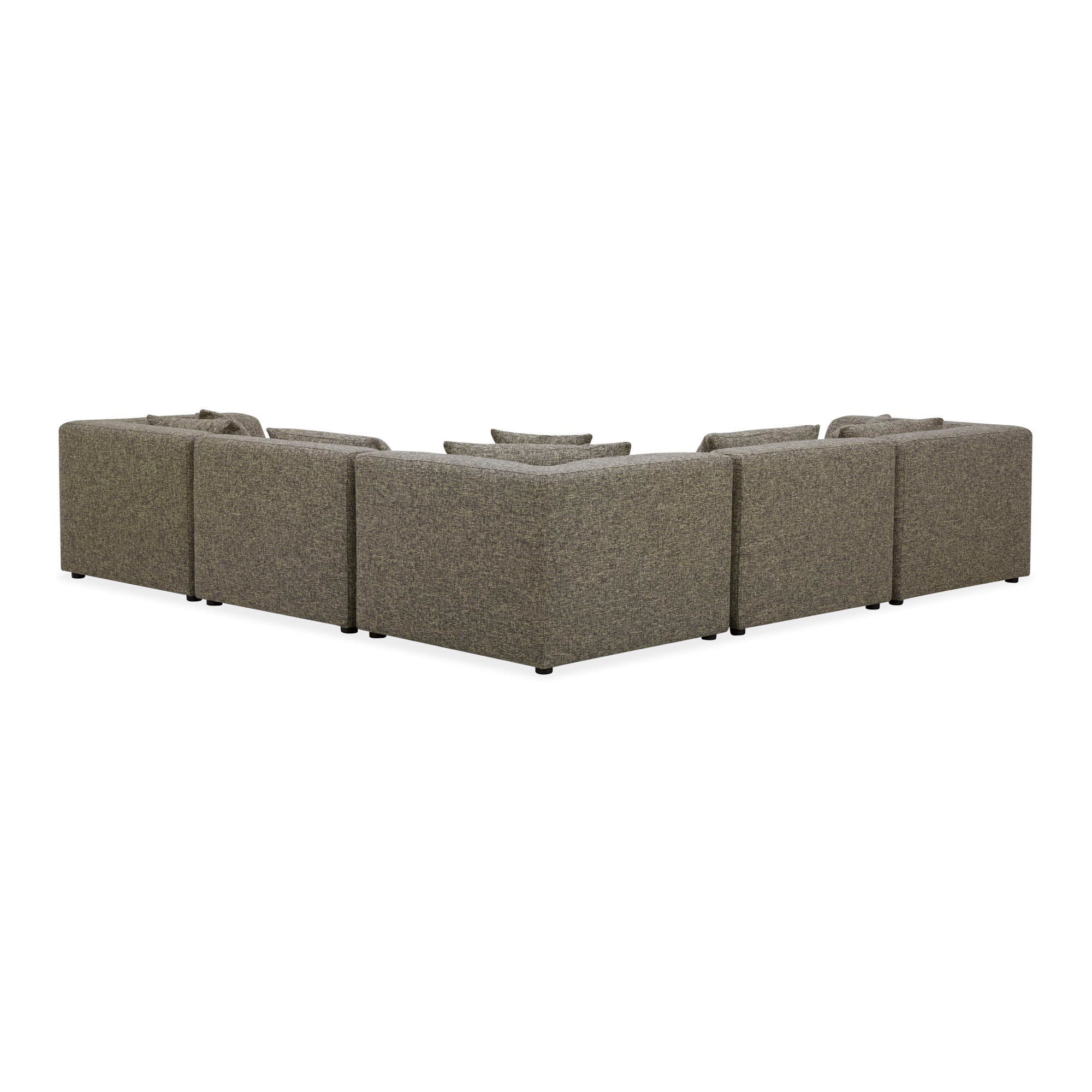 Lowtide - Classic L Modular Sectional - Surie Shadow-Stationary Sectionals-American Furniture Outlet