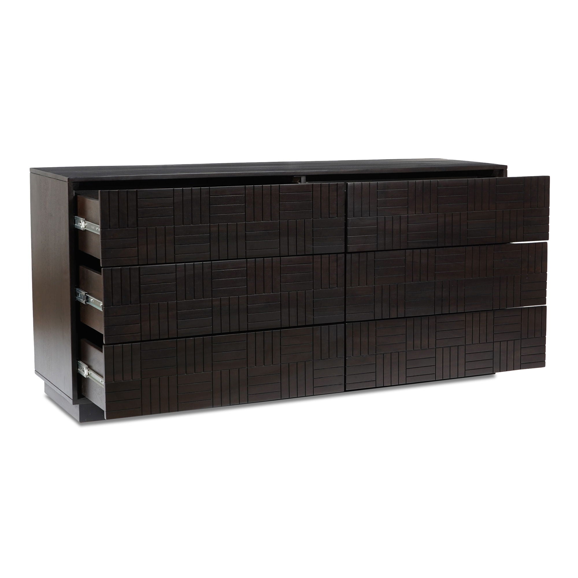 Denman - 6 Drawer Dresser - Dark Brown